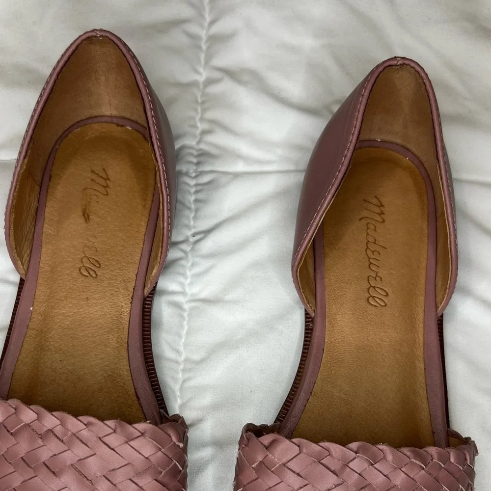 Madewell Pink Woven Slide Sandals - Picture 8 of 10